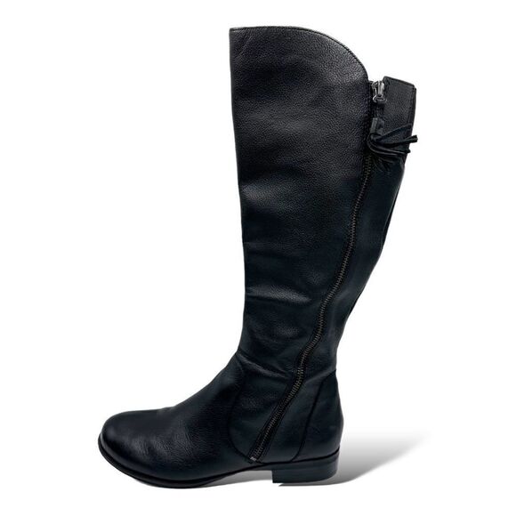 Naturalizer Jinnie black  Tassel Knee High Riding Boots size 8 Wide - Picture 1 of 14